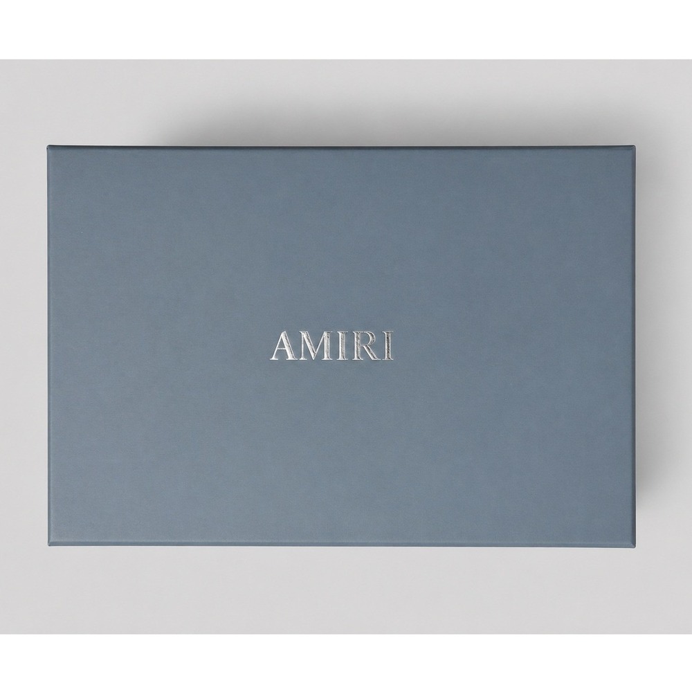 AMIRI Luxury Shoe Box Blue Slide Drawer Skeletop Low Size 48 OG Box Only
